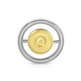 Reversible Bullseye Brooch