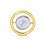 Reversible Bullseye Brooch
