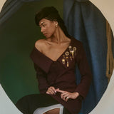 Vase Ballerina Brooch