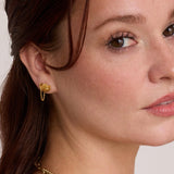 Spiky Pocket Stud Earrings