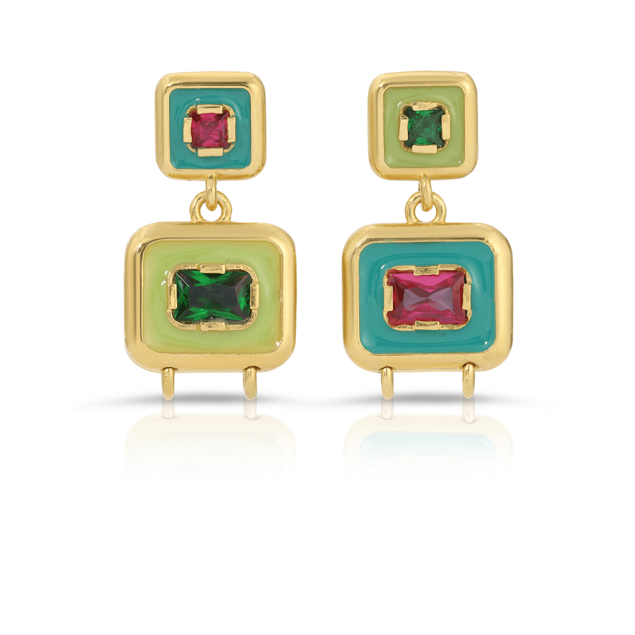 Tropix Snapback Earrings - Monbouquette