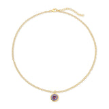 Reversible Coin Necklace - Monbouquette