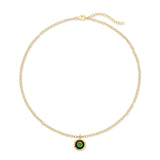 Reversible Coin Necklace - Monbouquette