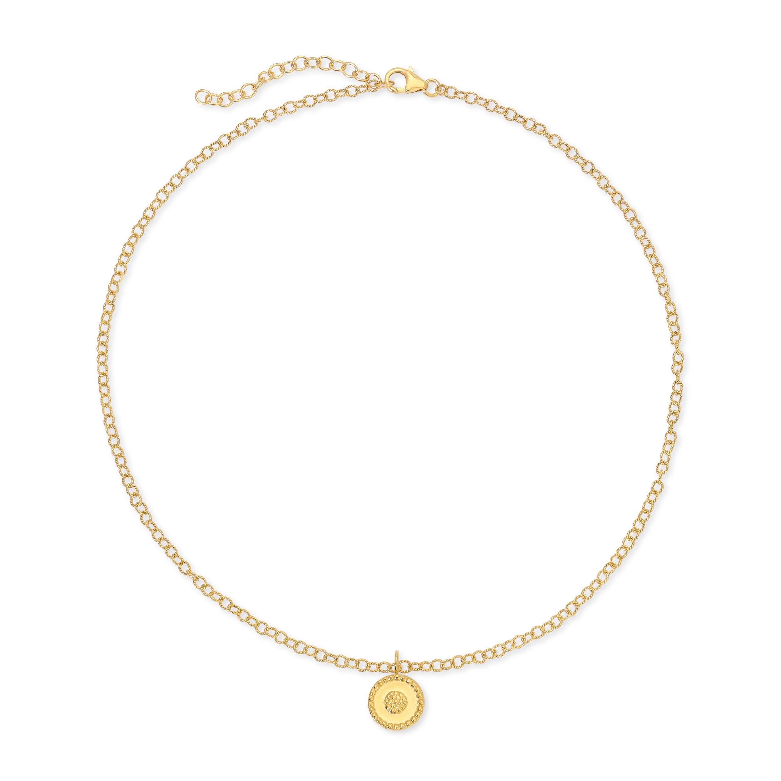 Reversible Coin Necklace - Monbouquette